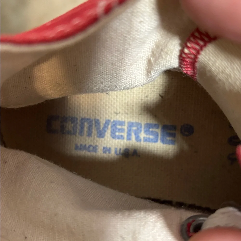Vintage Converse All Star High Top Made in USA Sneakers 2.5Y